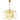 Tael Crystal Pendants - Satin Gold - 3 Light - Large - in2 Lighting Australia